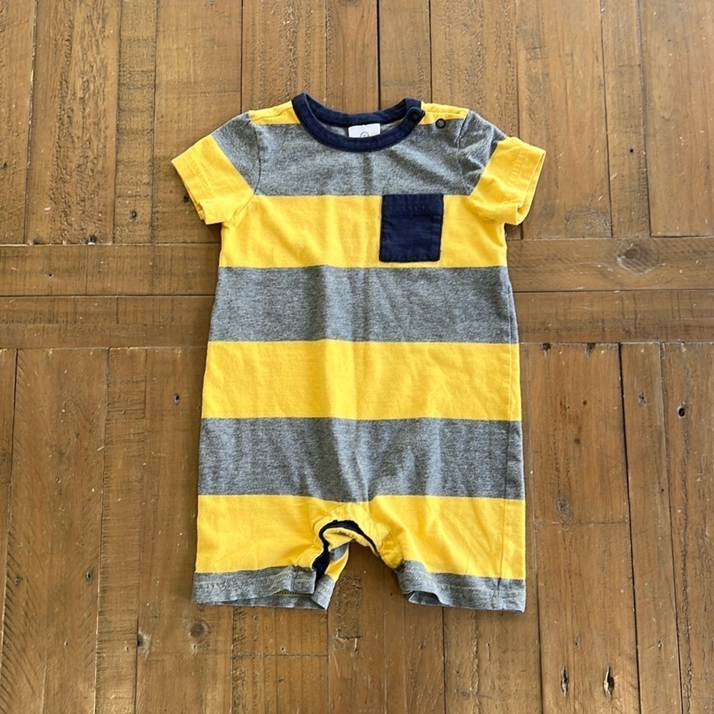 Hanna andersson striped romper